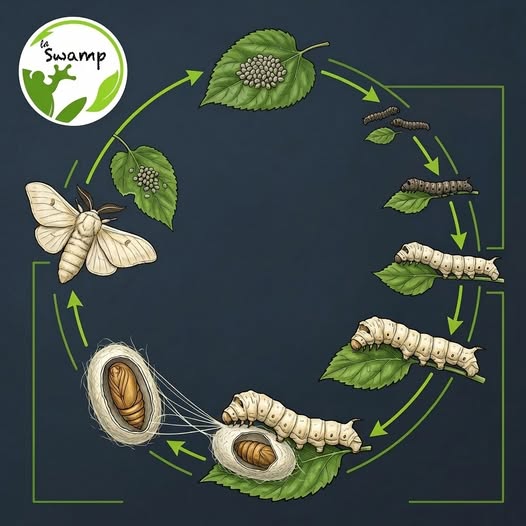 LE VER À SOIE : Quand la nature transforme de la "salive" en fibre de luxe !